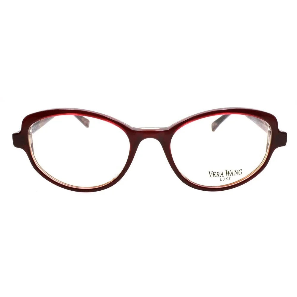 Vera Wang Thasia CS Women's Eyeglasses Frames 50-17-140 Crimson Red Italy